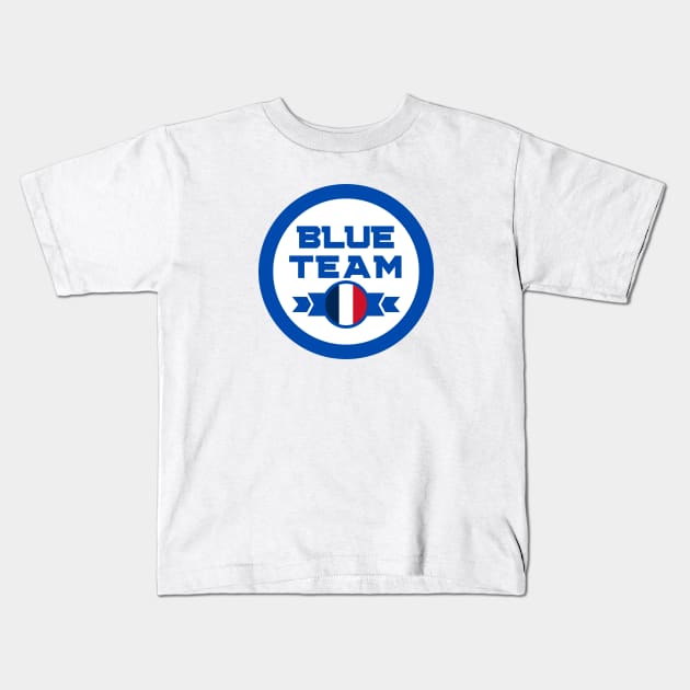 Cybersecurity Blue Team France Gamification Badge CTF Kids T-Shirt by FSEstyle